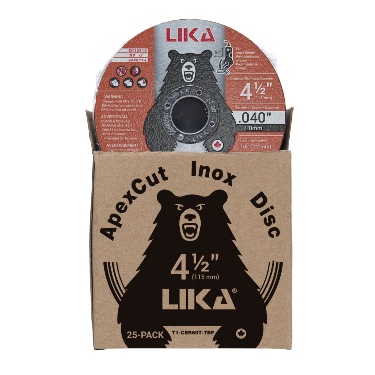 LIKA ApexCut Ionx Disc - 25 PACK