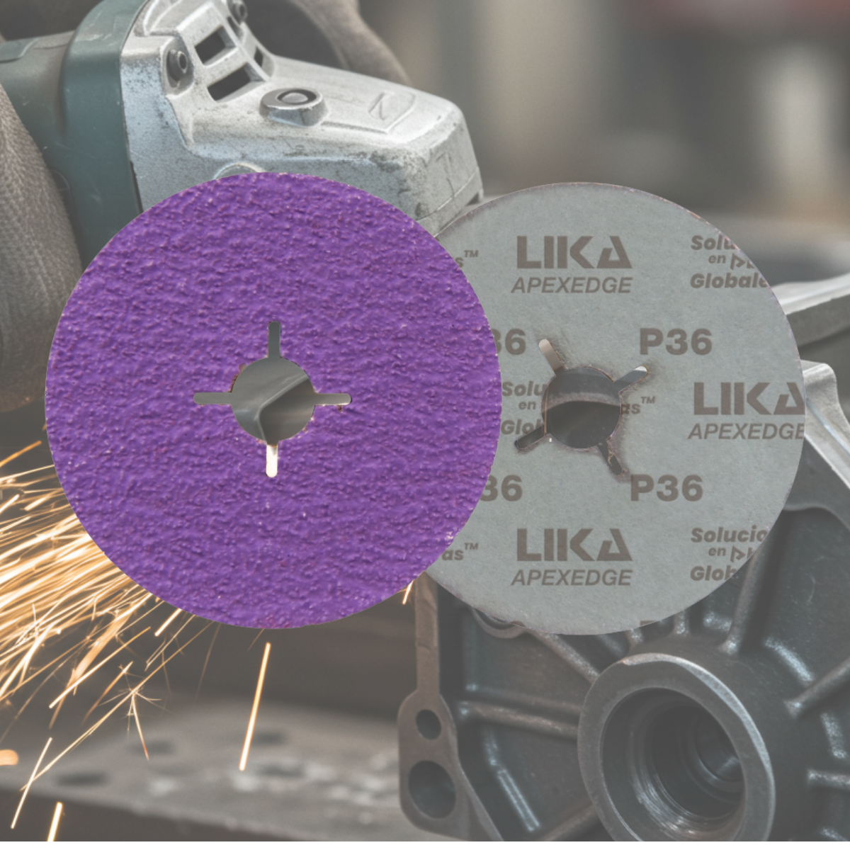 LIKA ApexEdge Ceramic Fiber Disc - 25 PACK