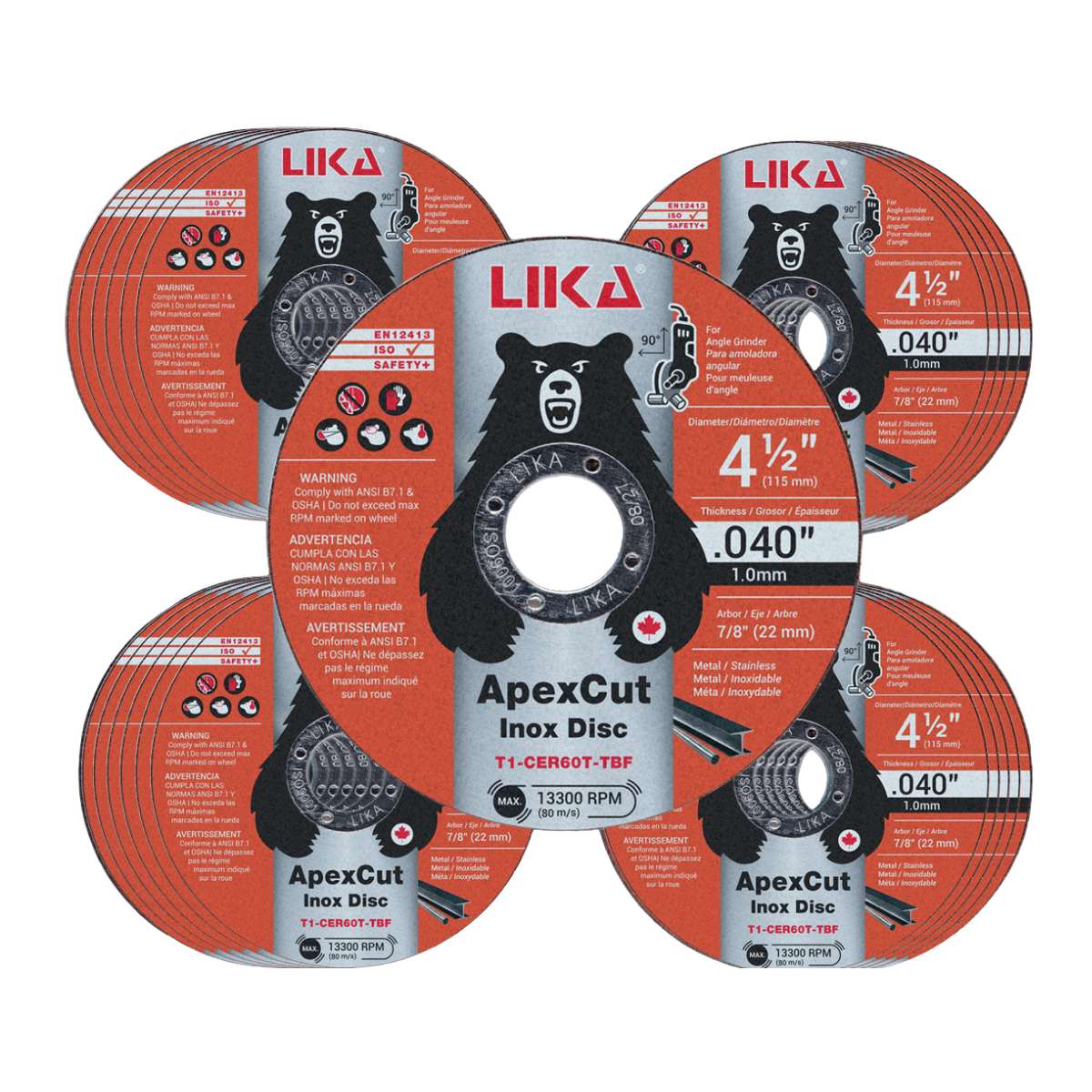 LIKA ApexCut Ionx Disc - 25 PACK